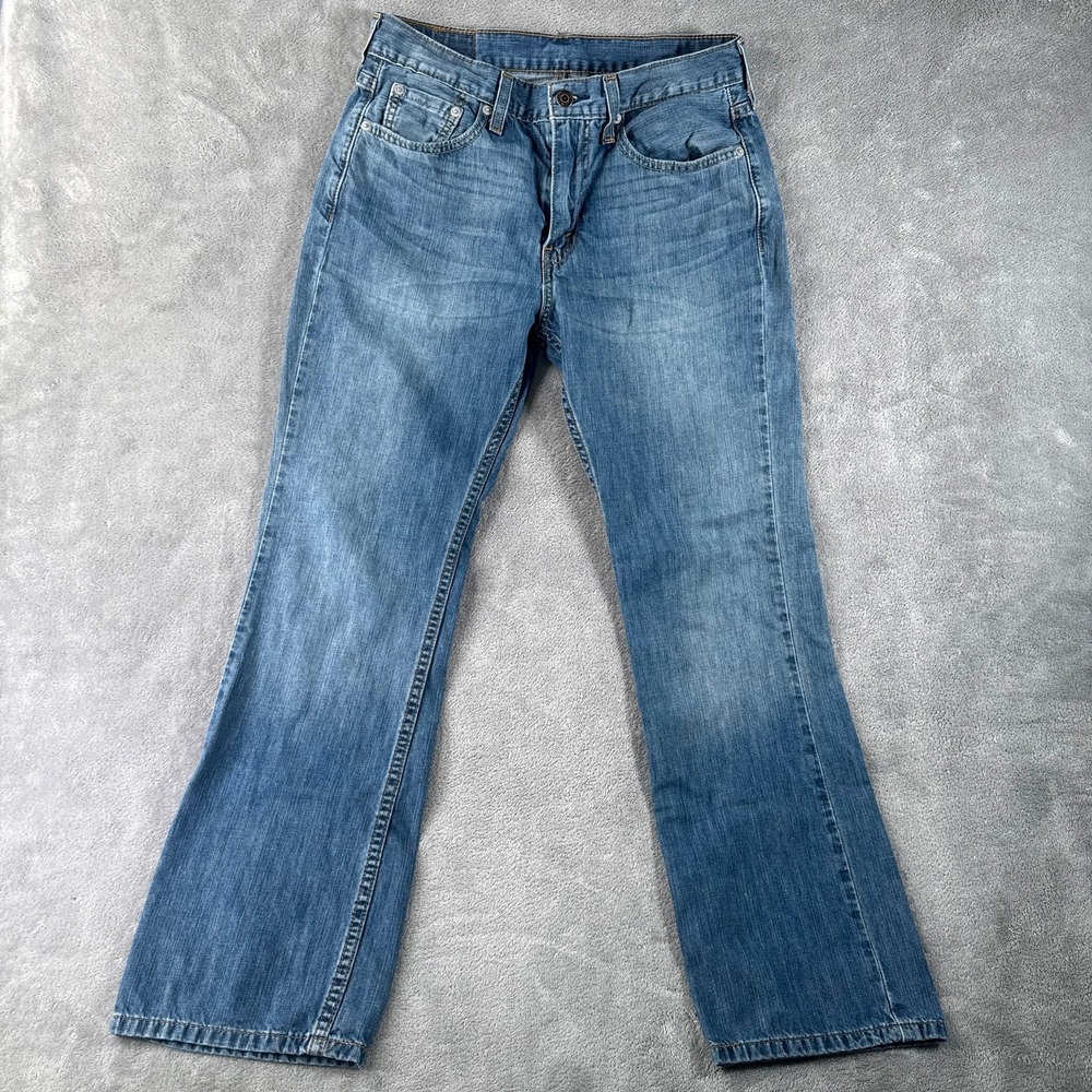 Levi's 527 Slim Bootcut Jeans Men 30x30 Blue Denim Low Rise Casual